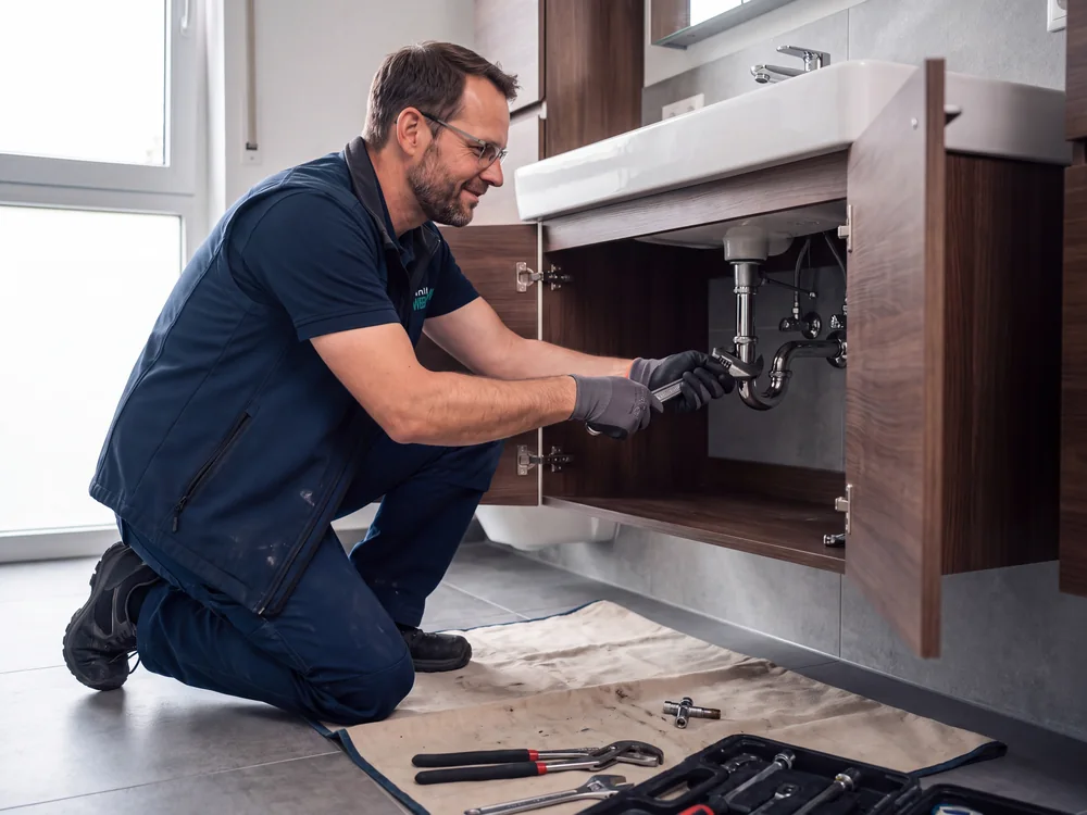 Michael Wiedemann bei der Arbeit
